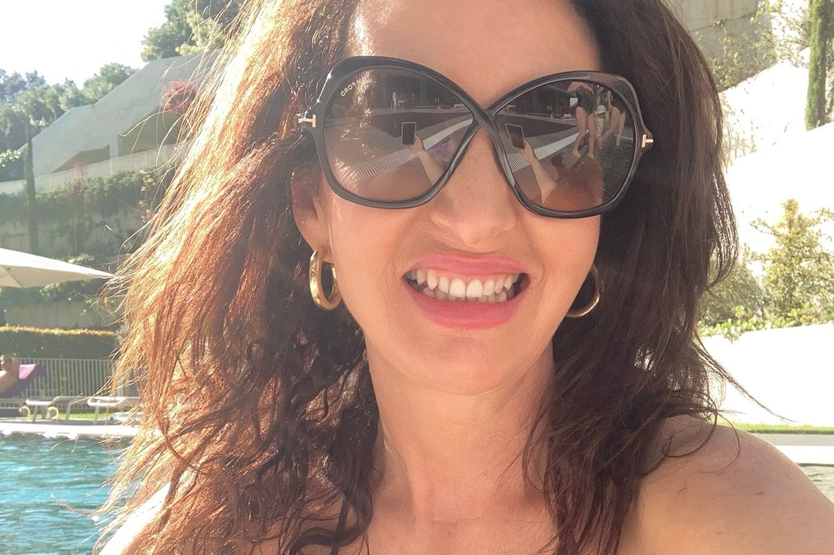 Maura Derrane on holiday in Lisbon