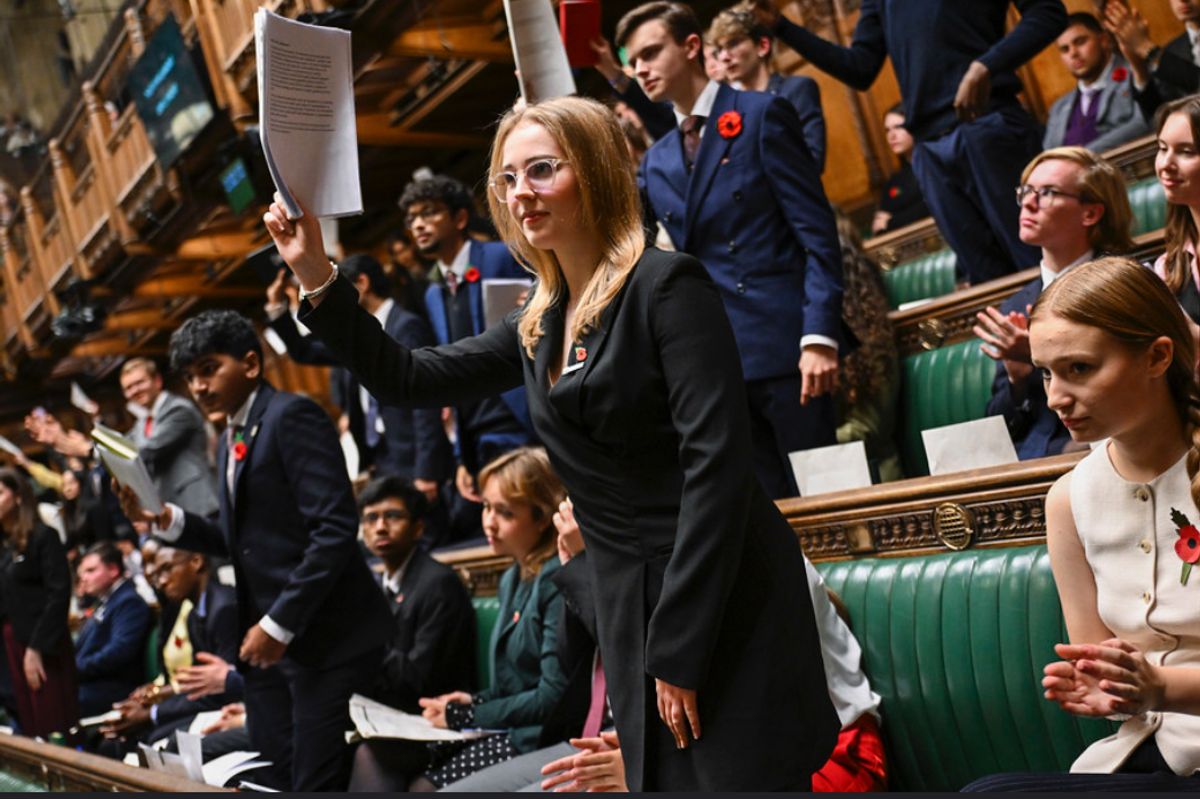 Sophie Bloomfield in the House of Commons