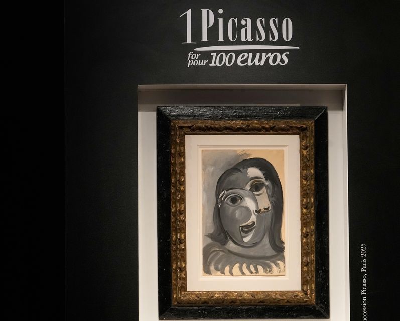 The work was painted by Pablo Picasso in 1941 (Michel Euler/AP)