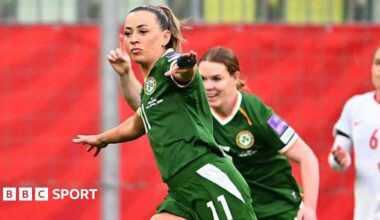 Katie McCabe celebrates