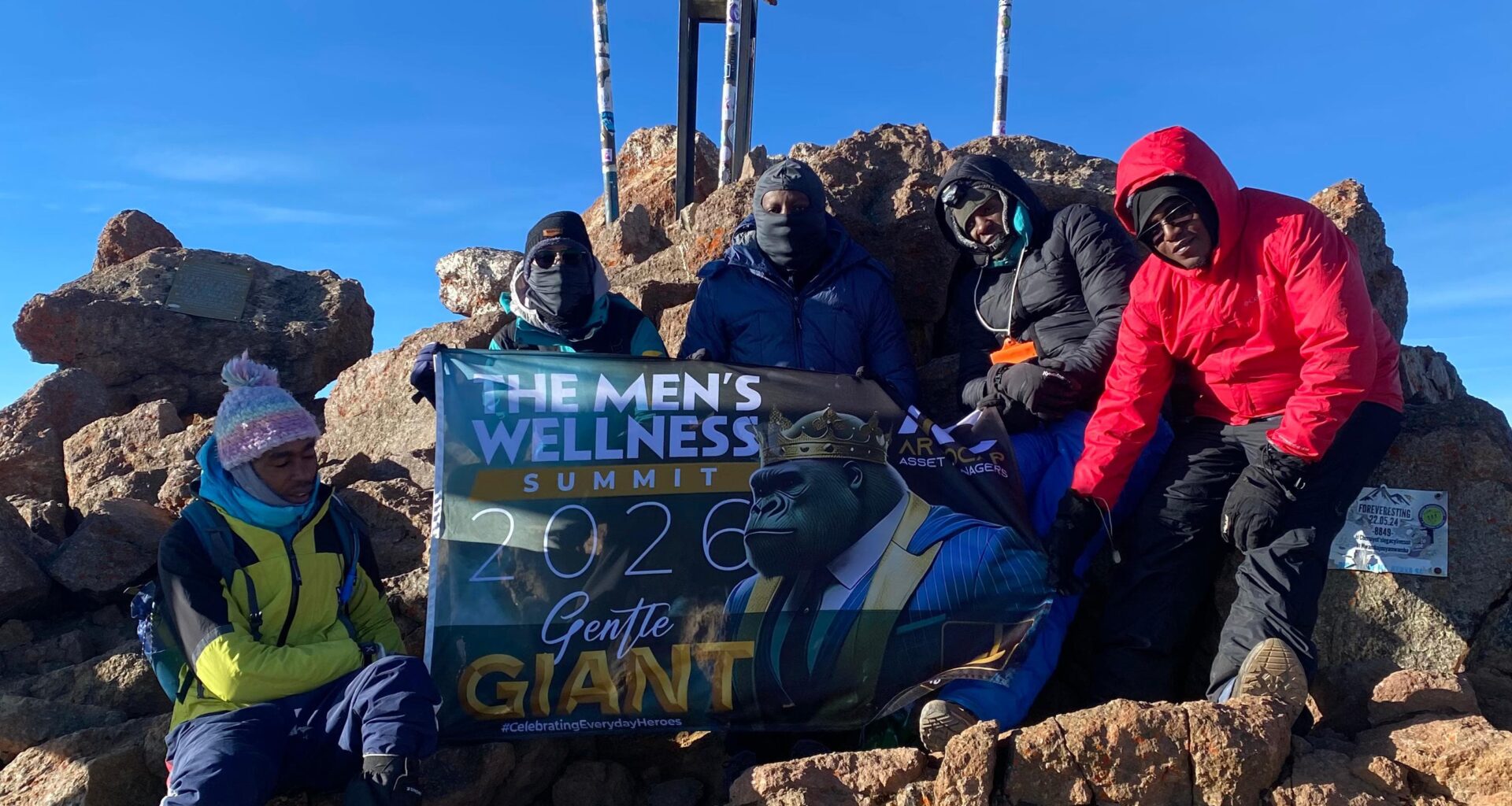 Mental health advocate climbs Mt. Kenya