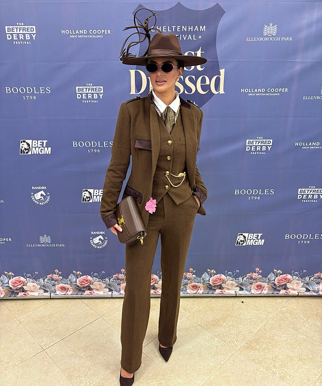 Megan's three-piece suit won over the judges at Cheltenham this year