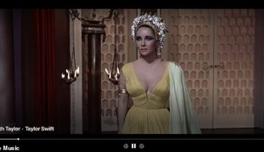 Hours after Taylor Swift released a surprise music video for her single Elizabeth Taylor, the late screen legend's estate reacted to the tribute composed entirely of archival clips from her films Cleopatra, Cat on a Hot Tin Roof, A Place in the Sun, Giant and more