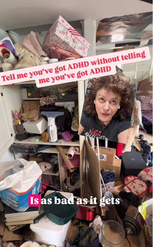 Nadia Sawalha revealed the 'nightmare' of mess that has overtaken her home. The overwhelmed Loose Women panellist, 61, took to Instagram to show off the 'chaos'