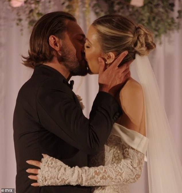 Attwood and Dack's wedding was a TV moment as part of the series Olivia Marries Her Match