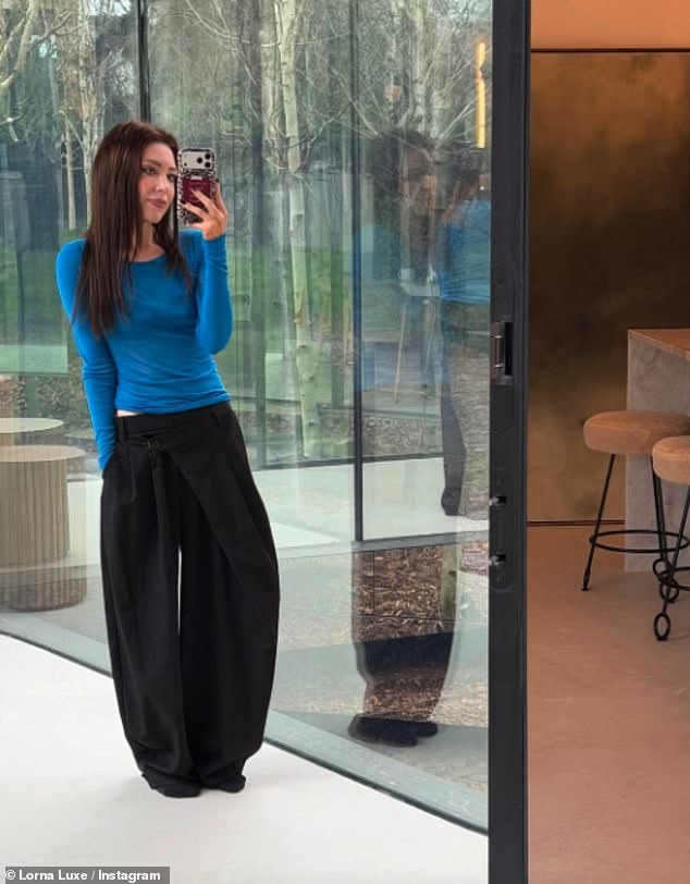 Lorna Luxe has revealed a sweet nod to late husband John Andrews while sharing a glimpse of her lavish new 'temporary' home on Saturday