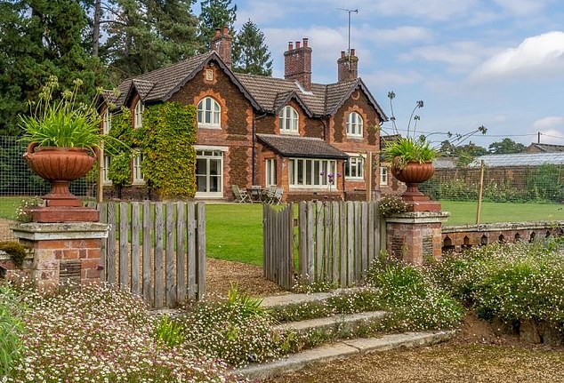 Edward and his wife Sophie had wanted to stay in Wood Farm, where Andrew is holed up, for their regular Easter break but were forced to stay in the Gardens House (pictured) on King Charles ¿ Sandringham estate