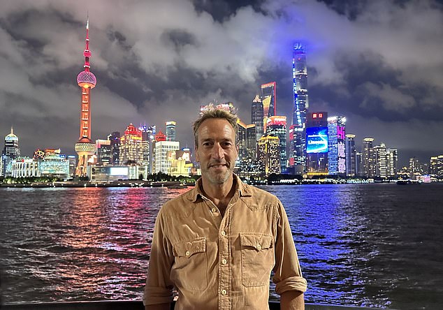 Fogle (pictured in Shanghai) baulked at the shadow of state censorship that loomed everywhere in China