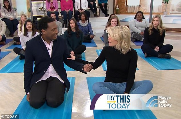 Explaining why she was reluctant to work out, Kelly said: 'I have three kids and a full-time job, and I don't want to [do it] anymore'