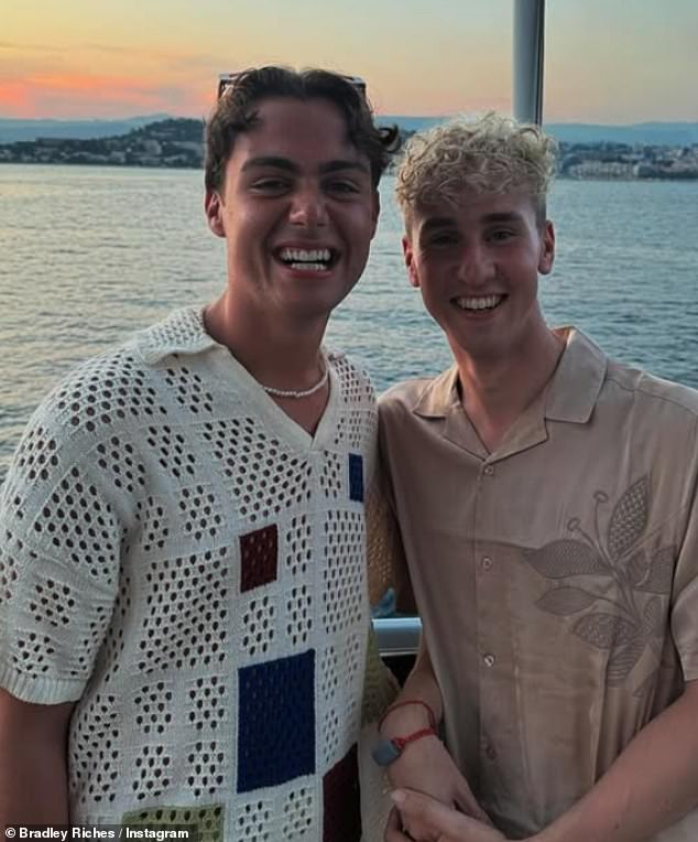 Bradley and Scott pictured together earlier this year