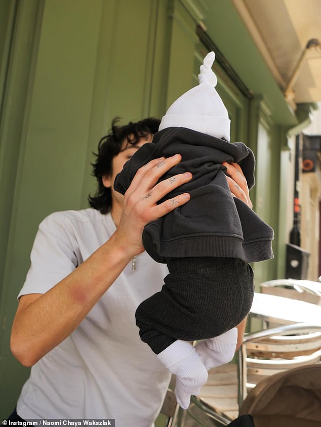 In a post on Instagram, Naomi shared the happy news she'd given birth to her baby, alongside two snaps of herself holding the newborn