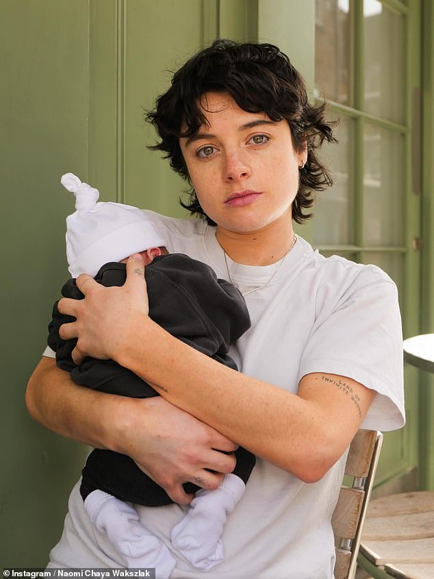 Casualty star Naomi Chaya Wakszlak has revealed she's welcomed her first child