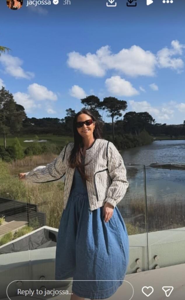 Jacqueline Jossa looked radiant in a new picture posted on Saturday following her split from Dan Osborne