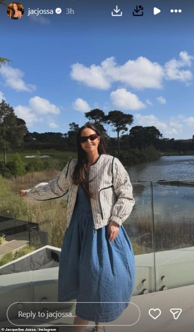 Jacqueline Jossa looked radiant in a new picture posted on Saturday following her split from Dan Osborne
