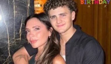 David and Victoria Beckham shared a sweet photo to Instagram with nephew Oscar Adams as they wished him a happy 21st birthday on Saturday