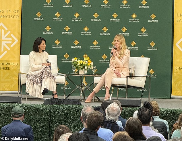 'I told them that the decisions you¿re making now will affect your life, but also things will change as nothing is set in stone,' she said at the event attended by The Daily Mail