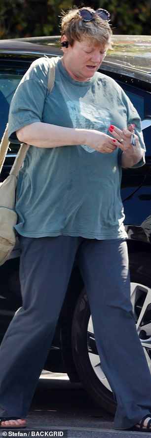 She stayed connected with a pair of wireless earbuds, ensuring she was available 24/7