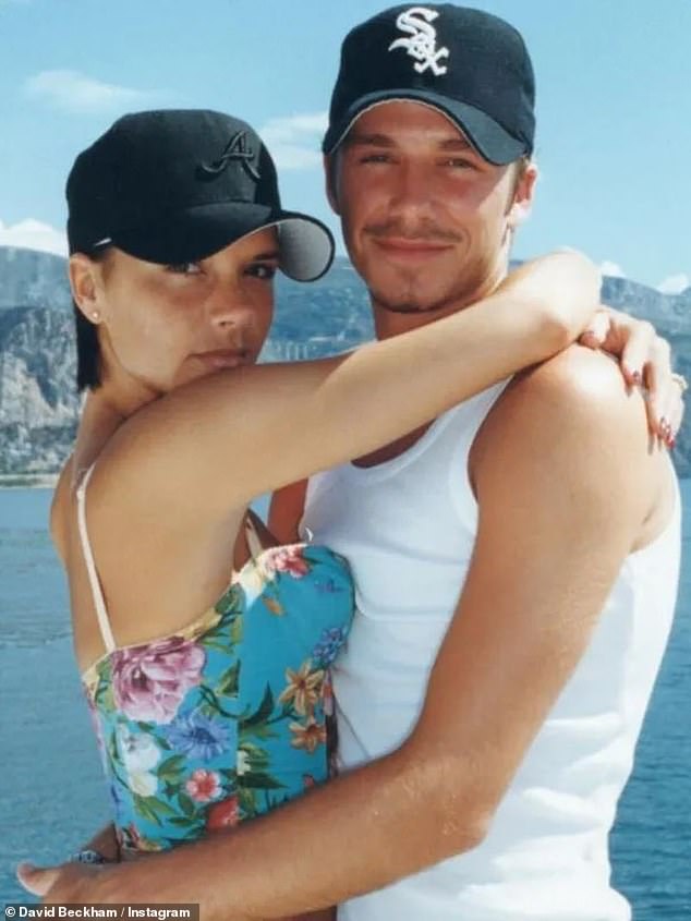 David also reshared a honeymoon snap of them looking loved up in 1999 as they jetted off to the South of France