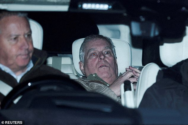 Andrew was arrested on suspicion of misconduct in public office on February 19, 2026