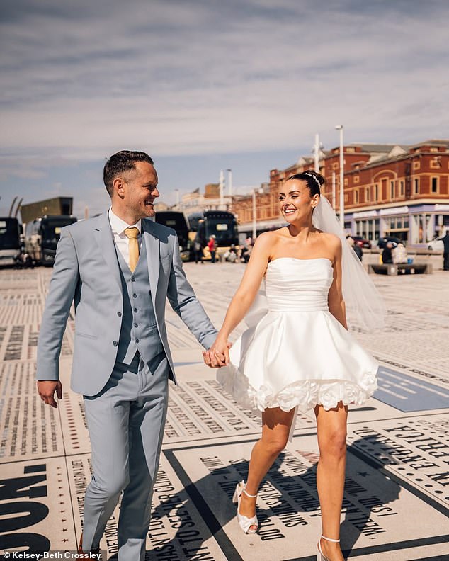 Emmerdale star Kelsey-Beth Crossley has revealed she has married her boyfriend Matt Blinkhorn in a ceremony hosted in Blackpool over the weekend