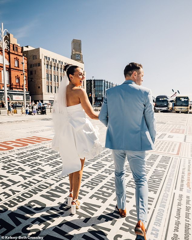 The couple, who share daughter Winter, were seen strolling hand in hand along the seafront