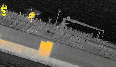 Swedish coastguard boards tanker believed to have caused oil spill in Baltic Sea