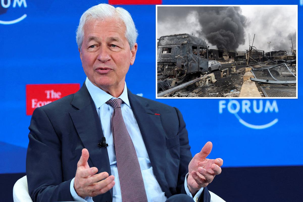 JPMorgan CEO Jamie Dimon has a blunt message for Wall Street on Iran war jitters