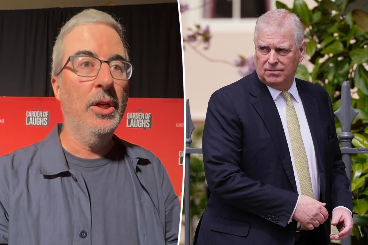 John Oliver eviscerates 'horrendous' royal family, hopes Prince Andrew will end up 'in hell' 