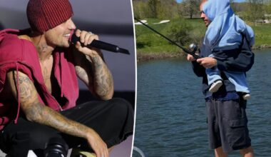 Justin Bieber shares sweet fishing moments with son Jack Blues after $10M Coachella performances