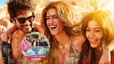 'The party it was': Shahid Kapoor drops BTS glimpses from 'Cocktail 2' sets with Kriti Sanon and Rashmika Mandanna