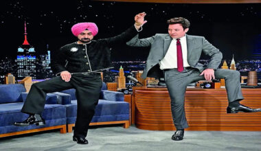 Diljit brings bhangra to Fallon