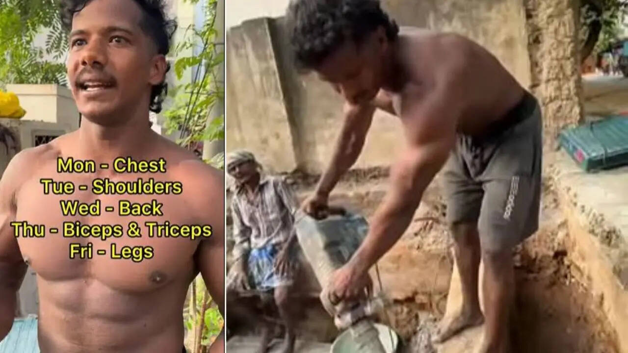 Chennai Construction Worker Builds Ripped Physique on Carbs, Rice, and No Steroids; Here’s How - Times Now