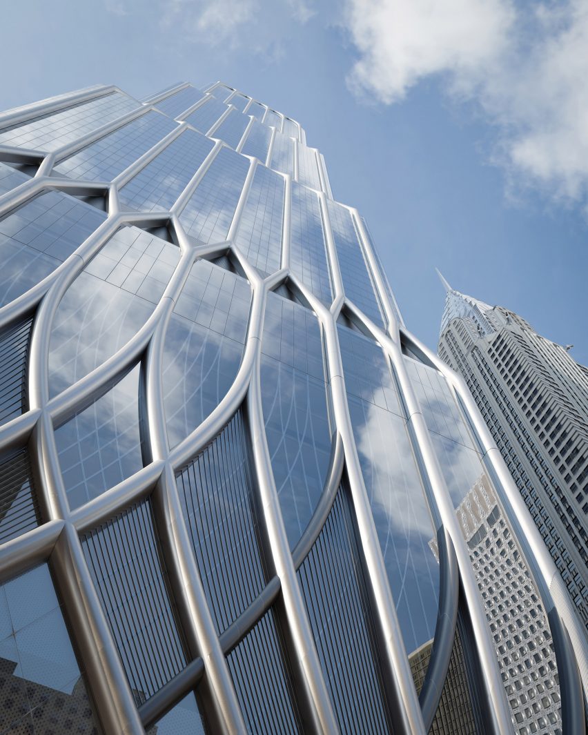 SOM 175 Park Avenue skyscraper renderings