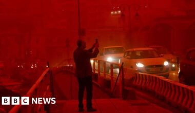 Man dies in storm near Athens as Saharan dust shrouds Crete - bbc.com