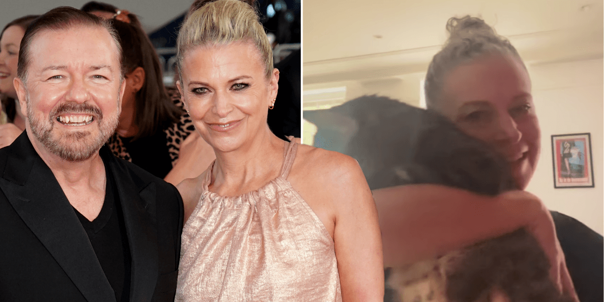 Ricky Gervais' partner Jane Fallon delights fans as she shares breast cancer operation update: 'Basically got it all!'