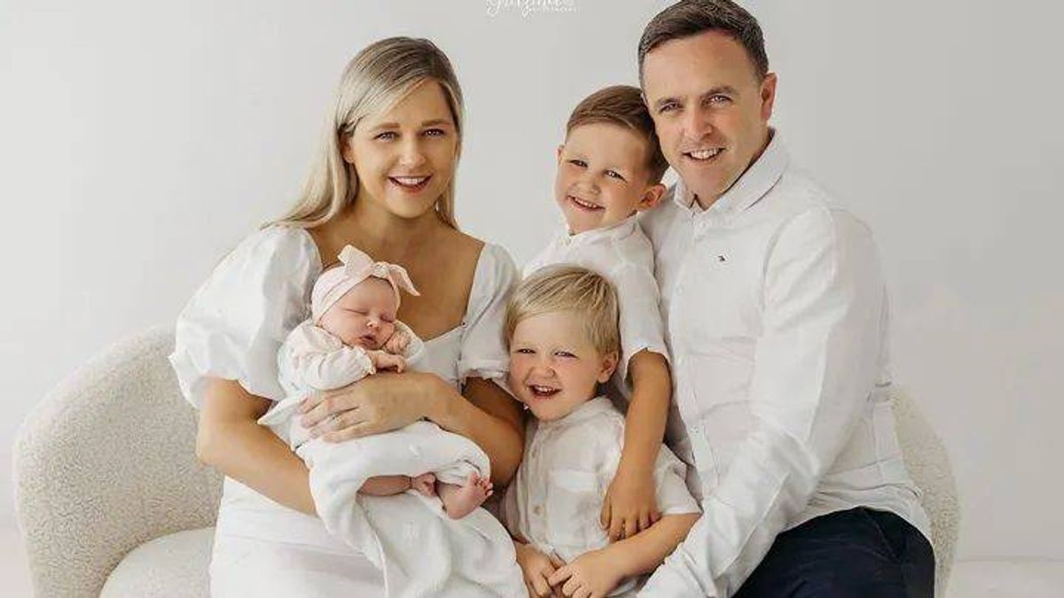 Sharon Ball with her family