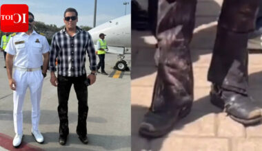 Salman Khan's Rs 1.5 lakh boots MISTAKEN as 'phate joote'; fans clap back at trolls |