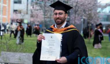 Palestinian tech student tops class at Dublin university