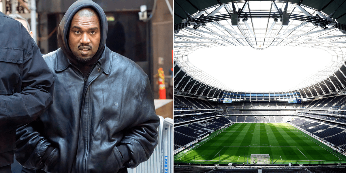 Kanye West 'barred from performing at Tottenham's stadium over Spurs links to local Jewish community'