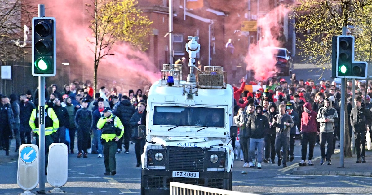 Edwin Poots says residents ‘may have to block road’ to stop Cliftonville fans getting to Windsor Park – The Irish News