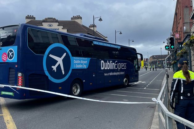 Woman dies after being struck by lorry in Donegal; gardaí at scene of serious crash involving bus and pedestrian in Dublin