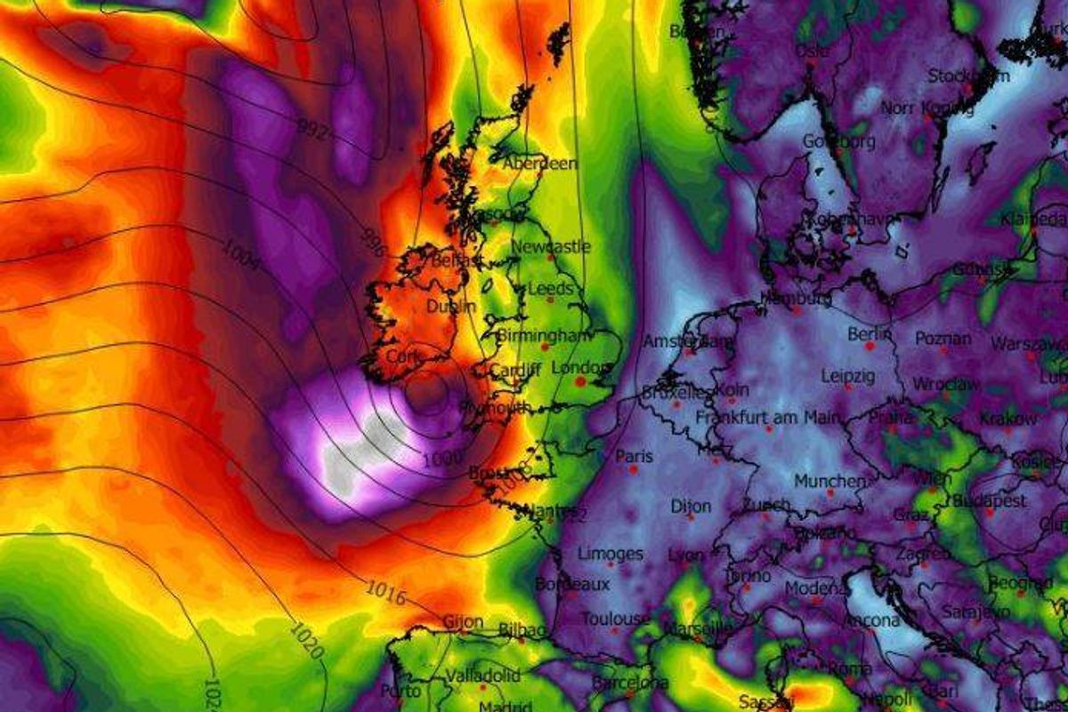 Weather models indicate another stormy weather system is heading for Ireland