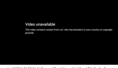 YouTube removes Nvidia’s own DLSS 5 trailer after a takedown request from an Italian TV channel.
