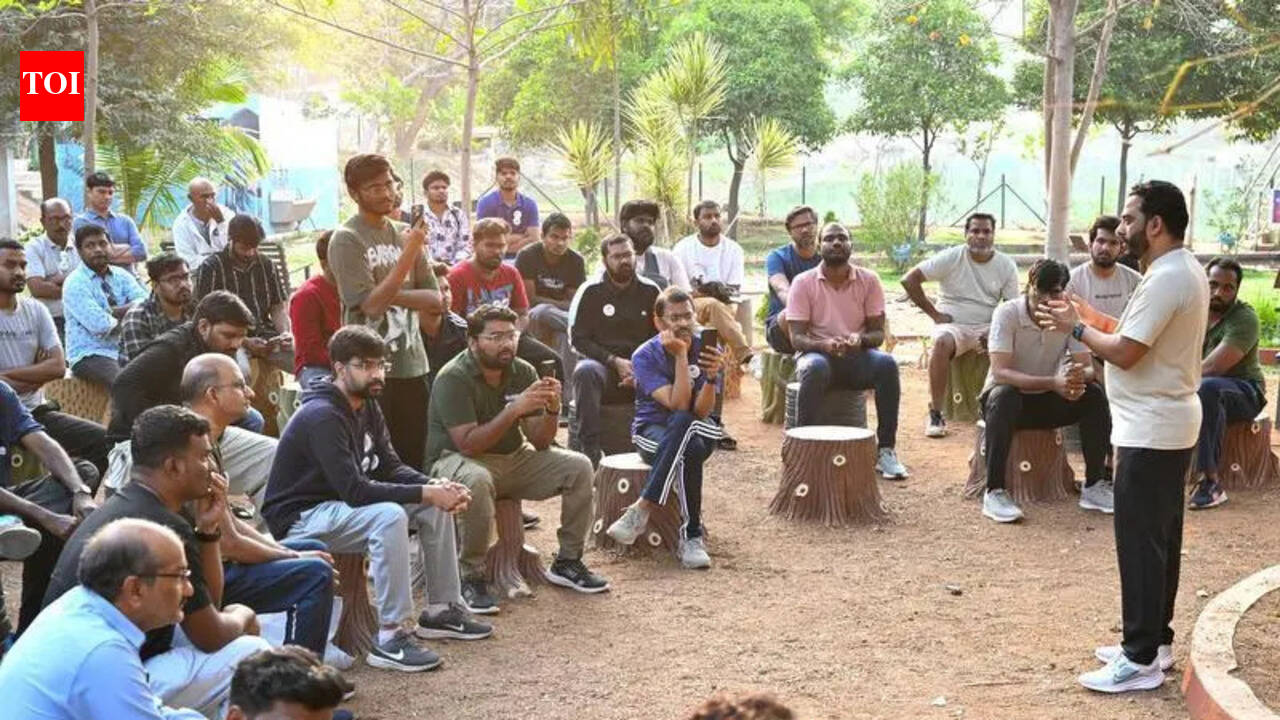 In this Hyderabad park, startup ideas go on a walk before take-off | Hyderabad News