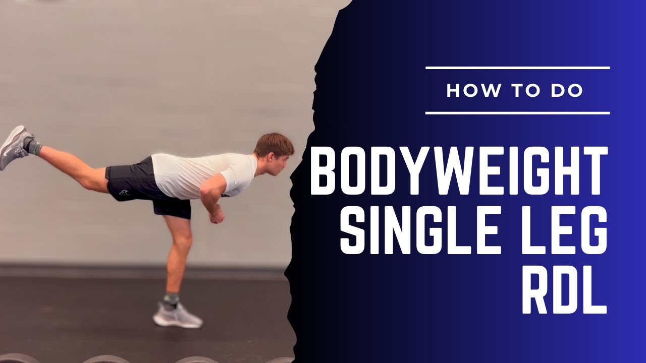Bodyweight Single Leg RDL (Exercise Library) - YouTube