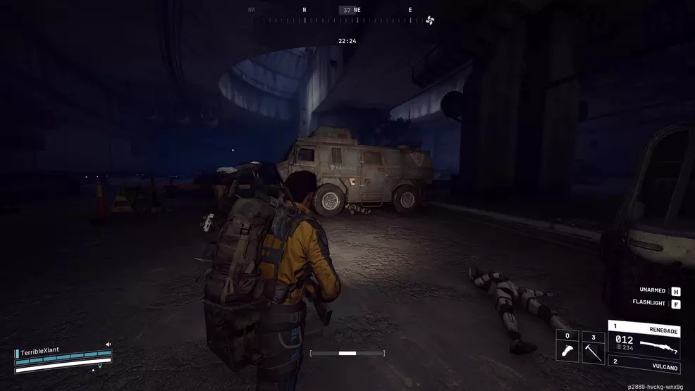 An Armored Patrol Car in the Traffic Tunnels in ARC Raiders.