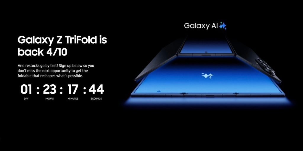 A rectangular blue and black device