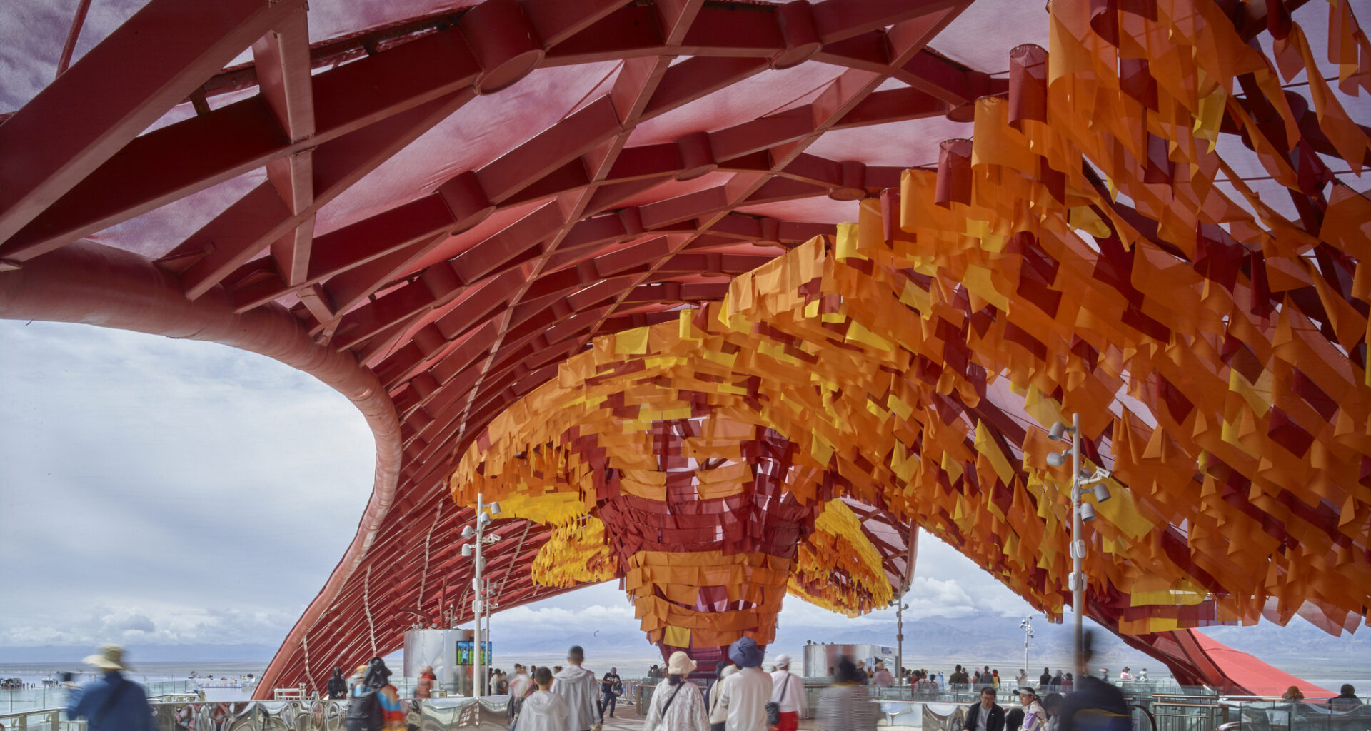 Chaka Salt Lake Tourist Railway Station / THAD SUP Atelier