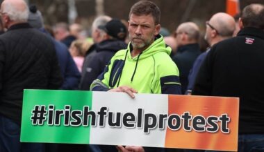 Who is funding the fuel protest's online campaign?