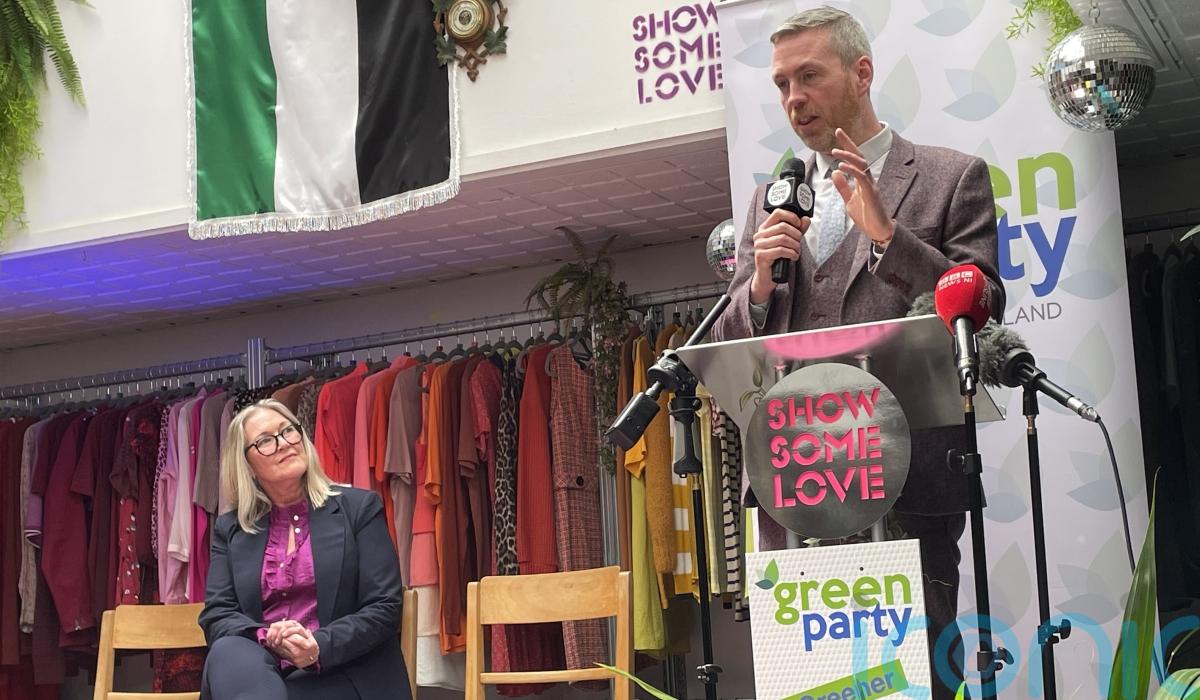 Green leader in Northern Ireland joins campaign trail for Holyrood